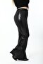 Women's Diving/Scuba Fabric Trousers with Spanish Cuffs and Sequins