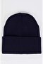 Navy Basic Beret Plain Beret Unisex