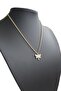 Dragonfly Figured Zircon Stone Gold Color Necklace - 2