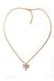 Dragonfly Figured Zircon Stone Gold Color Necklace - 4