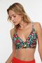 Geometrik Desenli Üçgen Kaplı Bikini Üstü TBESS21BU0343 - 5
