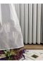 Steel Pleatless Tulle Curtain - 3