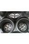 Mini Cooper F55 F56 Gray Jk Coaster Set of 3 Accessories - 3