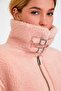 Pink Lambskin Puffer Coat with Accessories - 6