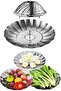 Vegetable Boiling Basket Original Stainless Steel Steaming Strainer Cooker Boiler Tray - 2
