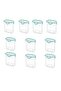 ® 10 Pieces Air and Water Liquid Proof 1.7 Liter Food Storage Container with Lockable Lid and Seal - SA585