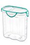 ® 4 Pieces Air and Water Liquid Proof 2.4 Liter Food Storage Container with Lockable Lid and Gasket - SA590 - 4
