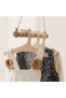 Natural Wooden Baby Hanger Child Hanger 10 Pieces - 2
