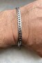 Knitted Model 316l Steel Silver Color Bracelet 21 cm - 4