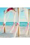 Baby Blue Color 50 Meters Ball Crystal Tulle Width 3 Meters Light Blue Engagement Bundle Suitcase Room Door Decoration - 3