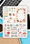 Autumn Themed Sticker Set 174 Pieces Stickers for Agenda, Notebook, Planner - 5