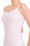 Women's White 3 Pack Cotton Strappy Tank Top 5700 - 2