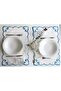 6-piece American Service 3D Embroidered Embossed Turcas - 2