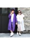 Purple Practical Children's Raincoat Unisex 8-12 Years - 3