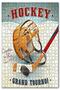 Hockey Game Poster Image 500 Piece Puzzle Jigsaw Puzzle Mdf (wood)