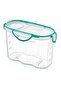 ® 10 Pieces Air, Water and Liquid Proof 1.2 Liter Food Storage Container with Lockable Lid and Gasket - SA580 - 4