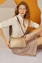 Gold Monogram Women's Shoulder Bag 05PO22Y1550