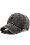 Antique Denim Washed 3-Piece Hat Combination Summer Cotton Yellow Black Navy Blue - 5