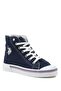 Navy Blue - Penelope 2fx Unisex High-Top Sneaker Shoes