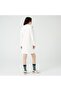 Women's Loose Fit Long Sleeve Crew Neck Printed Cream Dress Ef0202 - 2