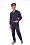 Quality Front Complete Open Wide Cut Cotton Seasonal Men's Pajama Set