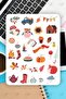 Autumn Themed Sticker Set 174 Pieces Stickers for Agenda, Notebook, Planner - 4