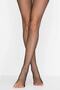 Women's Black Fishnet Pantyhose - 2