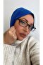 Women's Hijab Sax Snap-Fast Neck Collar Hijab Bonnet Model Scarf Shawl - 4