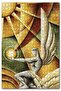 Surrealist Shapes and Winged Angel 500 Piece Puzzle Jigsaw Puzzle Mdf (Wood)