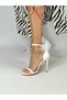 White Leather Shoes with Bow Detail - 2