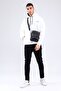 Hand-Hold Genuine Leather Crossbody Men's Bag - 6