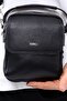 Hand-Hold Genuine Leather Crossbody Men's Bag - 7
