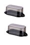 ® 2 Pieces Lockable Plastic Lidded Breakfast Butter Food Cheese Bowl Food Storage Container Ap-9428