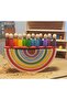 Waldorf Rainbow Friends 12 Pieces – Rainbow Pegs - 3