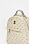 Beige Monogram Women's Backpack 05PO22Y1541 - 4