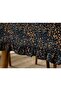 Florals Polycotton Ruffle Tablecloth 150x220 Cm Dark Blue - 3