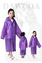 Purple Practical Children's Raincoat Unisex 8-12 Years - 4