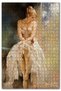Painter Daniel Gerhartz Women in White Dress Oil Painting 120 Piece Puzzle Jigsaw Puzzle Mdf (wood)