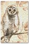 Oil Paint Female Owl Picture Image 120 Piece Puzzle Jigsaw Puzzle Mdf (wood)