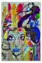 Women's Face Graffiti 120 Piece Puzzle Jigsaw Puzzle Mdf (wood)