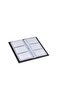 Business Card Album 3 Rows 144 Card Holders 12X21 Cm. Vegan Leather Brown - 2