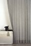 Striped Tulle Smoked Without Pleat
