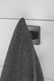 Black Square Single Bathrobe Hanger - 4
