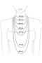 Women's Milia Necklace 5633 - 2