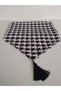 Runner mare cu model Houndstooth