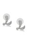 Letter L Zircon Stone Double Earrings