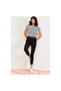 Women's Non-Fading Black Extra Skinny Jeans Denim Trousers - 5