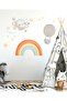 Cute Moon Cloud, Rainbow and Stars Children's Room Multi-Purpose Cabinet Wall Sticker - 4