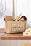 Jute Closet Laundry Children's Room Toy Organizer Folding Storage Basket Organizer 30X21X18 - 3