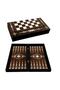 Antique clover mother of pearl backgammon set